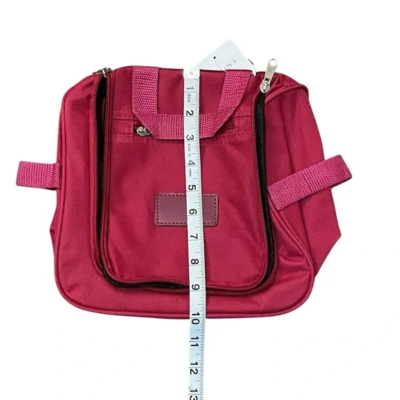 3 Piece Hot Pink Stylish Pink Travel Bag Set Weekender, Tote and Organizer - Picture 10 of 11